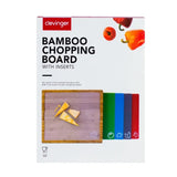 Bamboo Chopping Board With 5 Inserts V915-KU0219