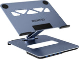 BENFEI 380GY Laptop Stand with USB C 6 in1 4K60Hz HDMI, 4 x USB3.0, 100W PD Docking Station V28-ELEBEN380GY