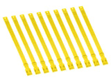 10PCS Goat Collar PU 23 Inch Adjustable Livestock Collar for Farm Animal Cow Horse Sheep Yellow V1294-YM0703-3111230027113