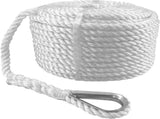 Solid Braid Nylon Anchor Rope Line Boat with Stainless Steel Thimble & Shackle V1259-DP01-A-1291