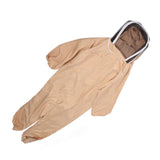 Beekeeping Suit Canvas Full Body Beekeeper Outfit Protective Clothing with Glovers for Men Women V1294-YM0901-3111230095511