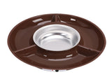 Electric Chocolate Melting Pot Fondue Fountain Machine Stainless Steel Food Divider Party Supplies V1294-YM0901-3118250187211