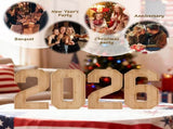 Wooden 2026 Party Supplies Charcuterie Numbers Fillable Decoration,2026 Graduation Fillable V1189-LWWAL-20260401-07300