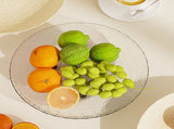Exquisite Fruit Plates, Upscale Snack Plates, Elegant Design for Home, Office, Outdoor, Ideal for V1192-AZ-W-24351