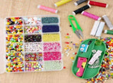 18-Compartment Snack Box, 2 Pieces Snack Plates with Lids for Candy, Nuts, Snacks, Adjustable V1237-ZY-203-0248