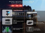 Solar Car Roof RGB Strobe Light with Remote Control, Smart Sensing Marker Light, Waterproof, 8 V1366-AZ2-W-11483