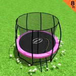 Trampoline 8 ft Kahuna Outdoor Spring - Pink TRA-KAH-08-PK