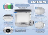 Pints and Lids Replacement Compatible with Ninja Swirl by Creami NC700 Series Ice Cream Makers, 16oz V1188-MS-311-003