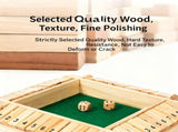 Shut The Box-Wooden Dice Board Game, Funny Shut The Box Game 2-4 Player, Board Games Gift for V1189-LWWAL-20260325-00284