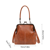Soft Leather Crossbody Bag for Women, Multi Pocket Lightweight Shoulder Purse and Handbag V1237-MS-724-038