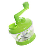Manual Vegetable Grinder Stainless Steel Blade Portable Food Meat Mixer for Kitchen Restaurant V1294-YM0521-3118230038411