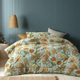 Accessorize Kienze Washed Cotton Printed 3 Piece Comforter Set Queen V442-HIN-COMFORTER-KIENZE-GREEN-QS