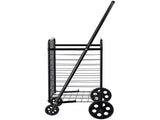 Shopping Cart, Folding Grocery Utility Cart with Swivel Wheels, 40.8 kg Large Load Capacity, Heavy V952-XYC2ZDSTCSJS7HKN9001V0