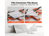 600 mm Manual Tile Cutter, Upgraded Sliding Head Cutting Tool with Spring-Loaded Base, Angle Fence, V952-DHDZHDTSJK06UFL78001V0