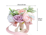 Wedding Bridal Hand Bouquet Home Decoration Fake Flower Silk Flower Artifical Decorative Bouquet V1294-YM0523-220328DY02-1