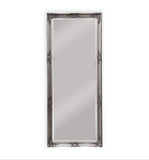 French Provincial Ornate Mirror - Antique Silver - Medium 70cm x 170cm V292-MIRR-FRN006