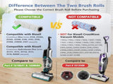 3 Pack Multi-Surface Brush Rolls 2787 and Vacuum Filters 1866 Compatible with Bissell CrossWave Max V1258-DP02-C-643