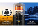 Devanti Outdoor Gas Patio Heater Black GPH-09F-BK
