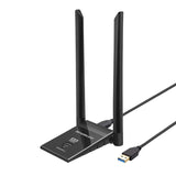 Simplecom NW628v2 AX1800 Dual Band WiFi 6 USB Adapter with 2x 5dBi High Gain Antennas V28-SIMNW628V2