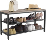 VASAGLE Shoe Rack 3 Tier Greige V227-9101101065580