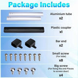 RV Screen Door Cross Bar Handle Protector, Adjustable from 21-5/8 to 28-5/8 inch Grab Handle for V1189-LC-QP-00775