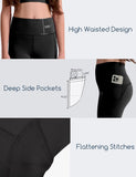 3 Pack Girls' Leggings with Pockets, Ankle Length Athletic Yoga Pants for Kids Clothes V1258-DP02-C-1472