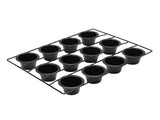12 Cup Muffin Pan Carbon Steel Cupcake Baking Pan Anti Stick Cupcake Tin for Home Kitchen V1294-YM0901-3118260024111