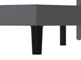 Levede Bed Frame Upholstered Platform Mattress Base Double BF1080-D-AU