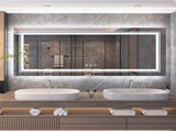 Interior Ave - 120 x 80cm Rectangle Frameless LED Bathroom Mirror V355-IA-RWM-12080