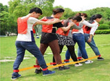 Cooperative Band Walker 5-Legged Race Set Game Teamwork Training for Children Adult, 6-Legged 2 Sets V1259-DP01-A-5492