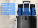 Bag Bowling Tote Bag Holder with Padded Compartments Extra Space for 1 Single Pair of Bowling V1369-AZ3-W-02586