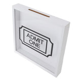 Travel Adventure Archive Shadow Box 29CM Storage Display White Top Loading Shadow Box with Slot for V1294-YM0901-3117240125711