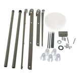 Industrial Metal Sewing Machine 5 Spool Thread Stand Holder for Sewing Embroidery Supplies with V1369-AZ3-W-11750