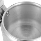 Aluminum Pressure Cooker Plated Silver for Kitchen Use Large Capacity Rapid Heat Distribution V1369-AZ3-W-16157