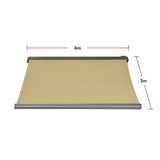 4.0m x 3.0m Retractable Folding Arm Awning Heavy Duty Full Cassette Motorised V63-821213