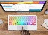 Transparent Colorful Luminous Bluetooth Keyboard 10-Inch Backlit Bluetooth Keyboard Suitable for V1369-AZ3-W-12698