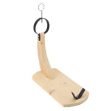 Wooden Ham Holder Stand Pine Wood Stable Ham Display Rack Stand for Carve and Slice Spanish Ham V1294-YM0901-3118250077712