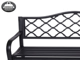 Wallaroo Steel Outdoor Garden Bench - Elegant GDB-JOY-211