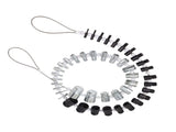 Nut and Bolt Thread Checker 44 Male Female Thread Identifier Gauges 23 Inch and 21 Metric Sizes V1294-YM0703-3114230071211