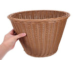 Household Woven Waste Paper Container Plastic Waste Basket with Large Capacity V1192-AZ-W-27208