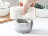 Diatomite Holder - Quick Dry Kitchen Sink Organizer - Fast Absorbing Stone Drying -Dish V1366-AZ2-W-08627