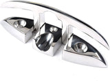 Boat Folding Cleat 6" Flip-up Heavy Dock Marine Grade 316 Stainless Steel 6inch V1259-DP01-A-1340