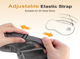 Wireless Smart Heated Eye Mask with 3-Temperature Control, Ergonomic Design Eye Relief, Ideal V1341-ZY-H72GHS4G-BLACK