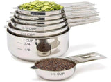 Measuring Cups Set of 7,Stackable,304 Premium Stainless Steel,Kitchen Gadgets for Measure Liquid and V1370-AZ4-08391