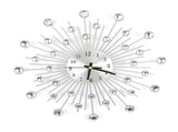 Fashion Luxury Diamond studded Metal Wall Clock Living Room Bedroom Decor V1294-YM0901-JY01479