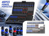46-Piece Star Screwdriver Bit Set with Hole Security Precision Machined Bits with Storage Box V1369-AZ3-W-13468