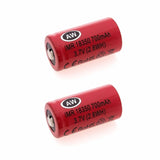 2x AW IMR 18350 Rechargeable Batteries - 700mAh 3.7V Lithium Li-ion Battery V238-SUPDZ-16802798918
