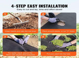 Non Woven Geotextile Fabric Under Gravel, 6x50FT 8OZ Driveway Fabric Landscape Fabric, Heavy Duty V952-WFB650FT80ASNTIWAV0
