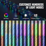 2 PCS 5 FT Whip Light, APP & RF Remote Control Led Whip Light, Waterproof Spiral RGB Chasing Lighted V952-CRKJPPTDZ5YCJCVCMV9