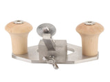 Router Plane with Depth Stop Base Hole Ergonomic Stainless Steel Router Plane Handheld Woodworking V1294-YM0901-3111240278511